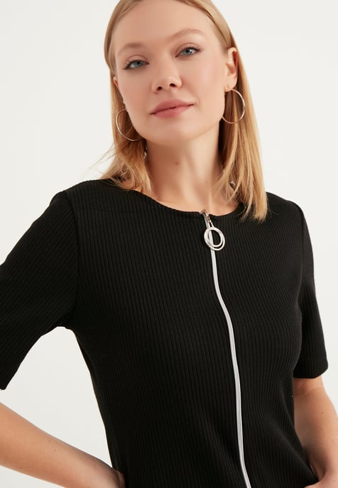 Kleid mit Reißverschlussdetails - Image 5