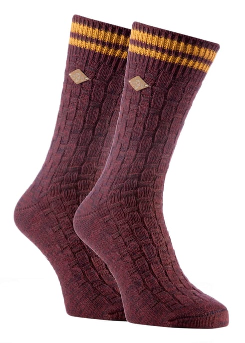 2 Pack Herren dicke Baumwolle klobig gestrickt formale Boot Socken - Image 1