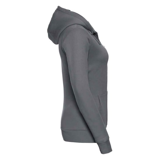 Russell - "Authentic" Kapuzenpullover Durchgehender Reißverschluss für Damen (Grau) - Image 3