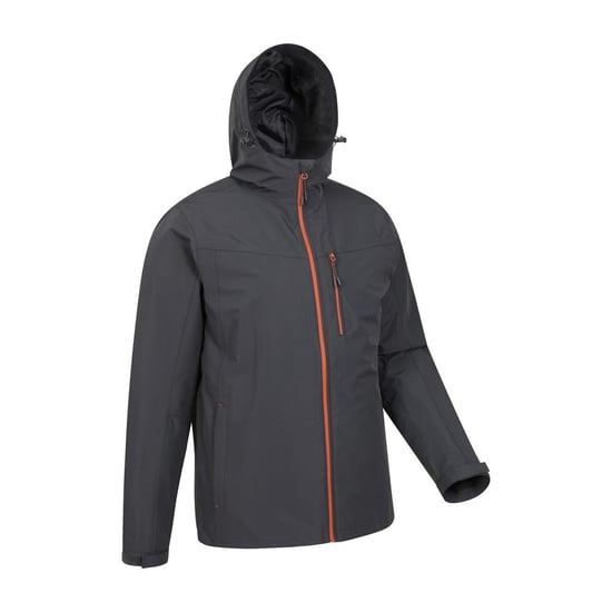Mountain Warehouse Herren Brisk Extreme Wasserdichte Jacke (Dunkelgrau) - Image 3