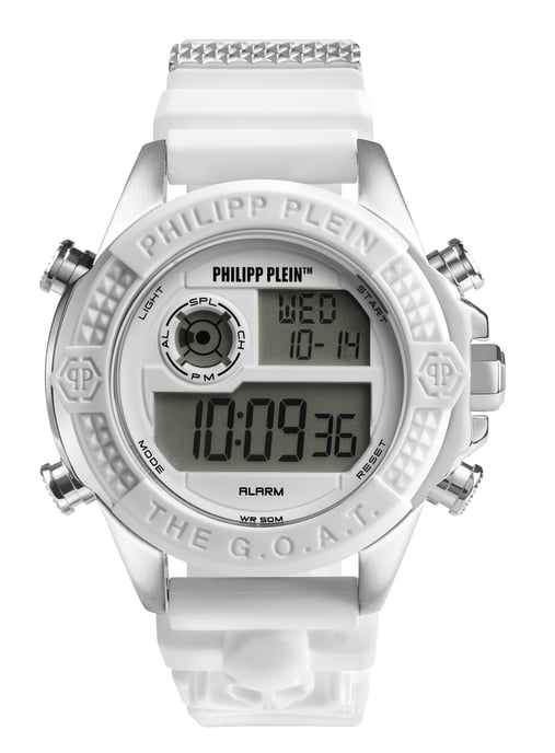 Philipp Plein The G.o.a.t. Weiß Unisex Armbanduhr PWFAA0121 - Image 1