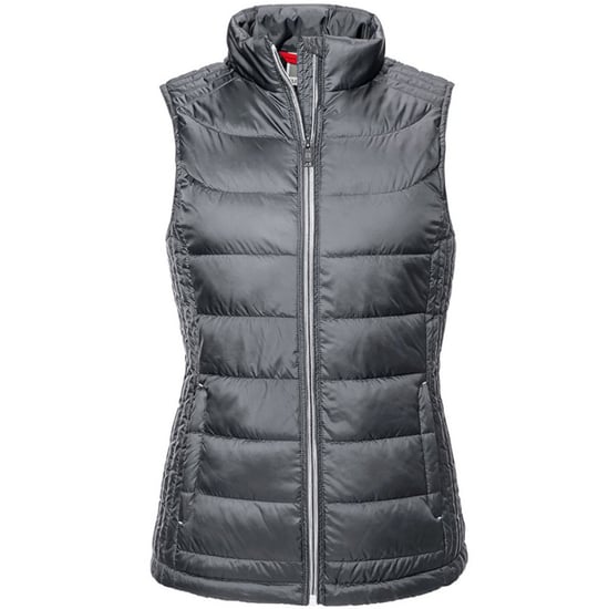 Russell - Ärmellose Daunenjacke NANO - Damen (Grau) - Image 1