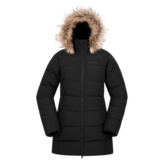 Mountain Warehouse Womens/Ladies Nola Long Padded Jacket (Schwarz) - Image 1