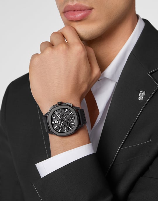 Philipp Plein $keleton $pectre Herren Schwarz Uhr PWSAA0823 - Image 3