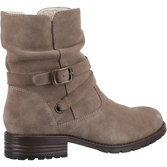 Hush Puppies Piper Leder Damen Taupe Stiefel - Image 2