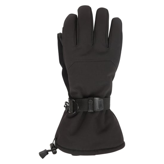 Mountain Warehouse Herren Extreme Wasserdichte Softshell Ski-Handschuhe (Schwarz) - Image 1