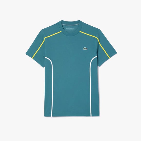 Men's Lacoste Sport Ultra Dry Piqué Tennis T-Shirt in Green