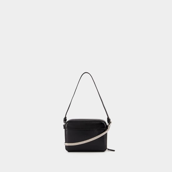 Cloud Chained Naplack Handtasche - Courreges - Leder - Schwarz - Image 2