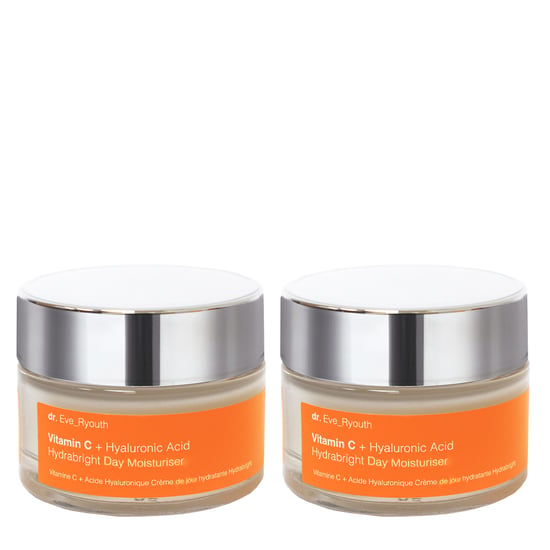 2 x Vitamin C + Hyaluronic Acid Hydrabright Day Moisturiser 50ml