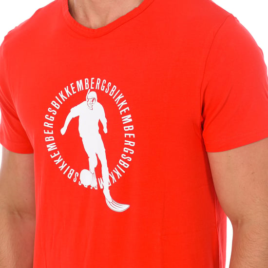PUPINO Herren Kurzarm Rundhals T-Shirt BKK1MTS02 - Image 2