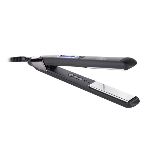 Glätteisen Platinum Keratiner Id - schwarz und Platte in spiegelndem Silberfarben - 38W - Image 2