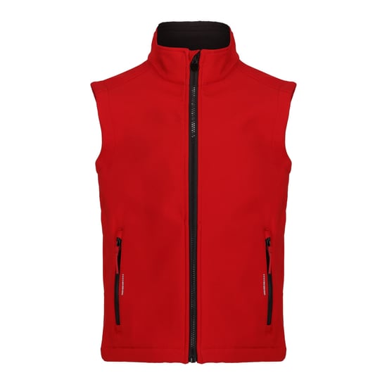 Regatta Childrens/Kids Ablaze Softshell Reflective Gilet (Classic Red/Black)