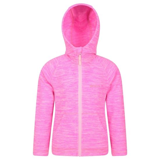 Mountain Warehouse - "Snowdonia II" Hoodie mit durchgehendem Reißverschluss für Kinder (Leuchtend Rosa) - Image 1