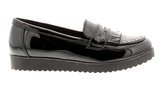 Miss Riot Girls School Shoes Abbie Slip On black