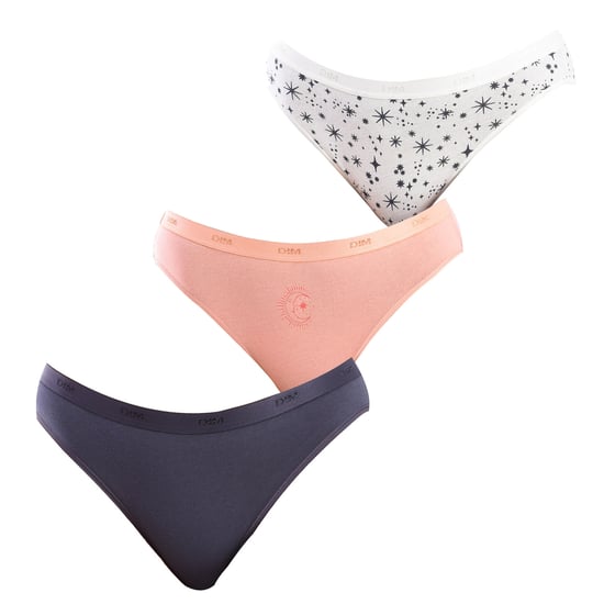 Pack-3 Panties Slips Coton Strech D4C17 woman