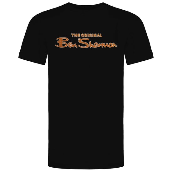 Ben Sherman Großes Logo Herren Schwarz T-Shirt - Image 1