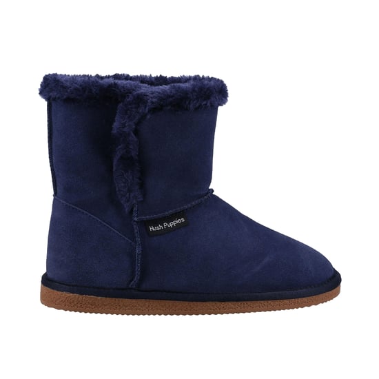 Hush Puppies Womens/Ladies Ashleigh Wildleder Slipper Stiefel (Navy) - Image 3