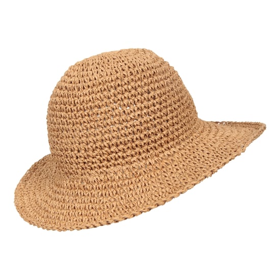 Mountain Warehouse Womens/Ladies Straw Packable Sun Hat (Dark Beige)