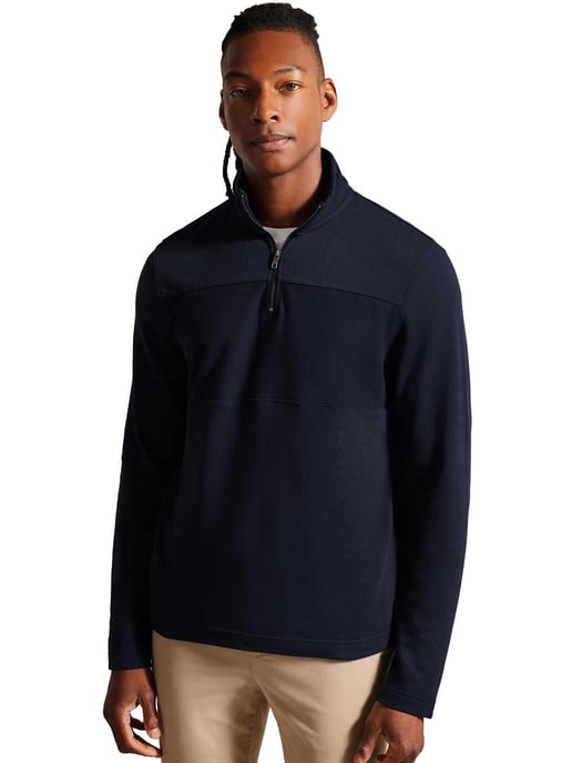 Ted Baker | Herren Langarm Pullover mit halbem Reißverschluss - Gazine - Image 1