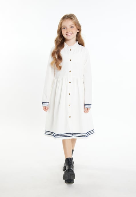 Dreimaster Kleid Mädchen (Kids) weiss - Image 5