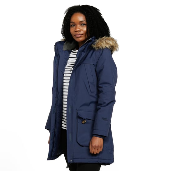 Peter Storm Women's Paloma Waterproof Parka Jacket with Faux Fur Lined Hood, Winter Coat