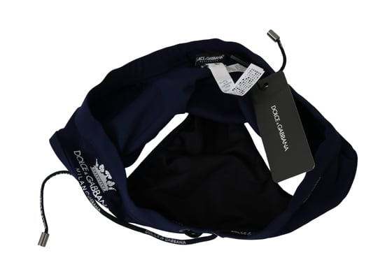 Dolce & Gabbana Men's Blue Logo Beachwear Briefs Nylon Stretch Swimwear
