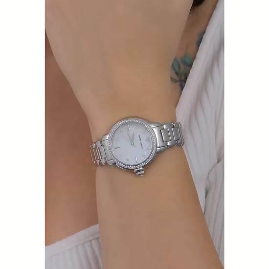 Emporio Armani Mia Silber Damen Armbanduhr AR11596 - Image 6