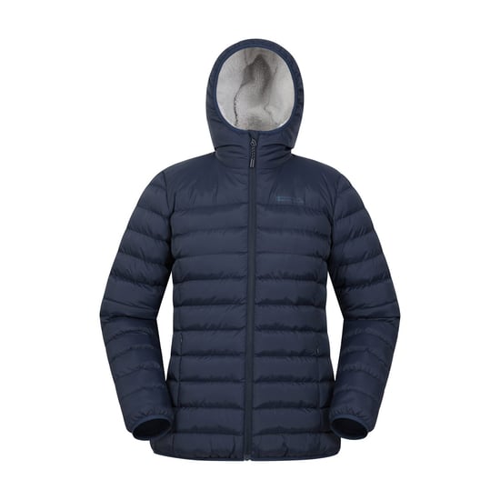 Mountain Warehouse Damen/Damen Kunstfell gefütterte wattierte Jacke (Navy) - Image 1