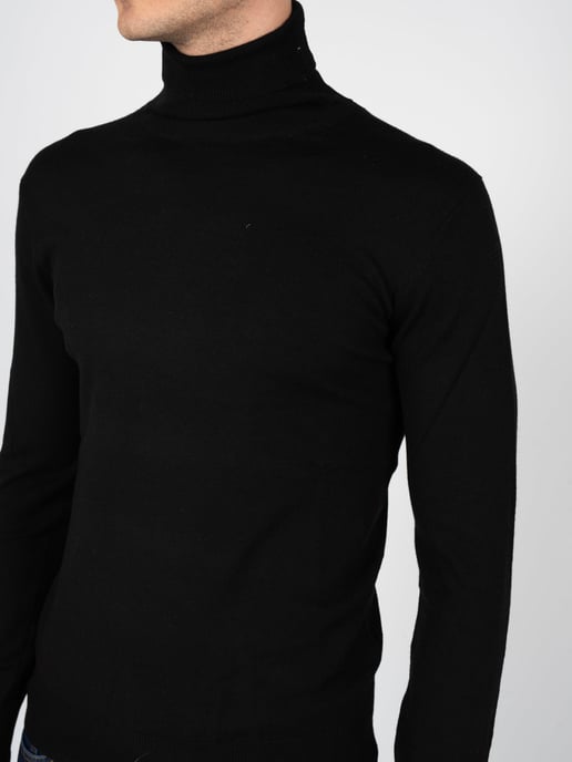 Xagon Man Pullover Turtleneck Herren schwarz - Image 5