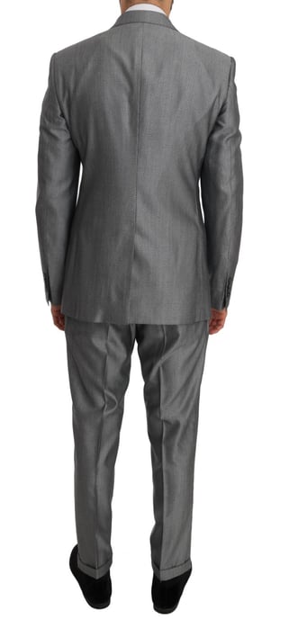 Dolce & Gabbana - Costume slim noir stretch Crystal Bee pour homme - Image 5