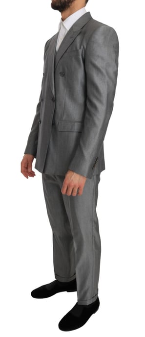 Dolce & Gabbana - Costume slim noir stretch Crystal Bee pour homme - Image 6