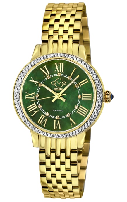 Astor III MOP Zifferblatt Schweizer Quarz Edelstahl Diamant Uhr - Image 1