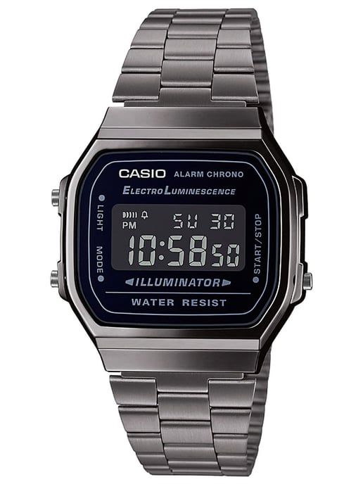 Casio Casio Collection Retro Grau Herren Armbanduhr A168WEGG-1BEF - Image 1