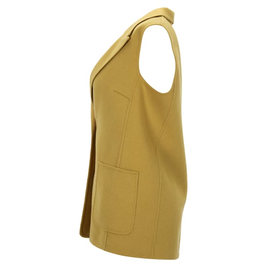 Max Mara Wende-Weste aus gelber Wolle - Image 2