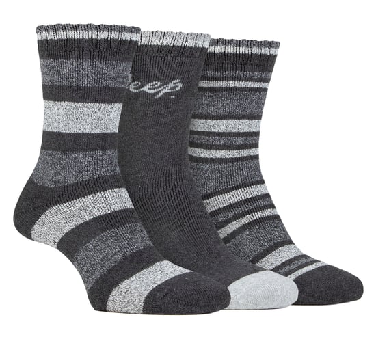 Womens Walking Boot Socks | Jeep | Breathable Ribbed Full Cushion Performance Socken für Damen - Grau / Schiefer - Image 1