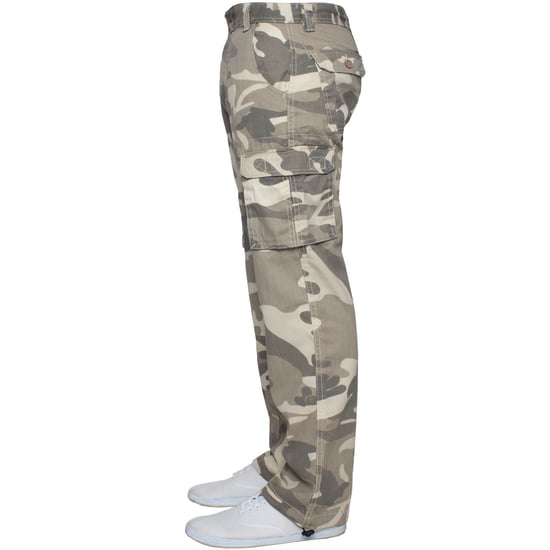 Kruze Mens Cargo Combat Trousers