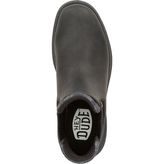 HEYDUDE Branson Klassische Polyurethan Herren Stiefel Schwarz - Image 4