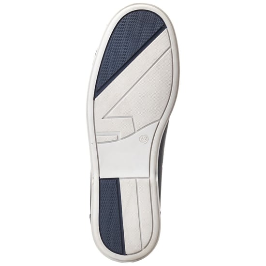 Base London Stern Leder Herren Dunkelblaue Bootsschuhe - Image 3