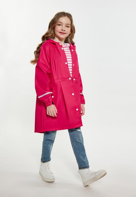 Schmuddelwedda Regenmantel Mädchen Himbeerrosa - Image 2