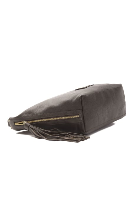 Pompei Donatella Brown Leather épaule pour femmes - Image 4