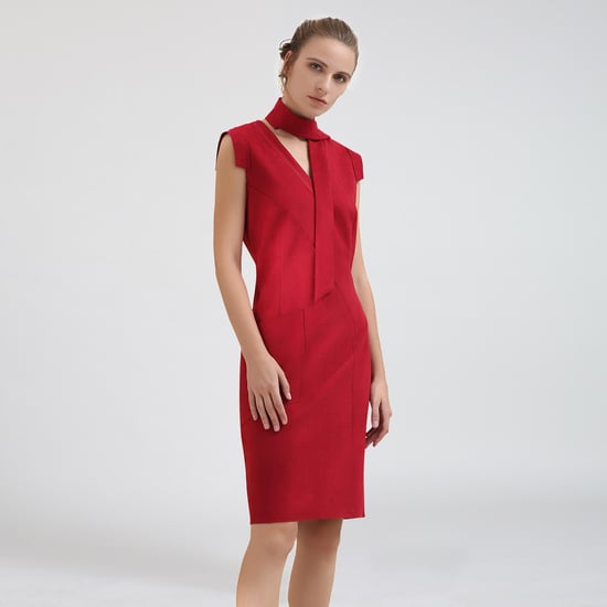 Kleid aus Stretch-Wildleder - Image 3