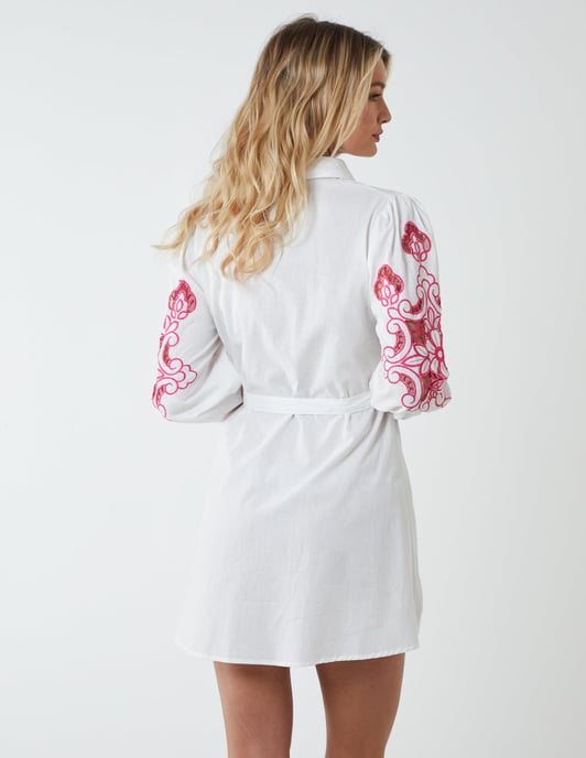 Embroidery Sleeve Cut Out Tunic