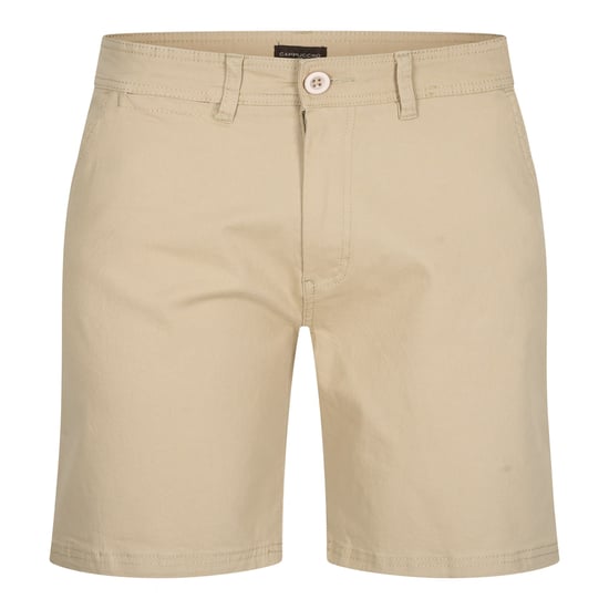 Chino-Shorts von Cappuccino Italia für Männer. Die Shorts sind aus Baumwolle und Elastan und haben einen klassischen Schnitt. Die Shorts hat 2 Taschen und 1 Gesäßtasche. - Image 1