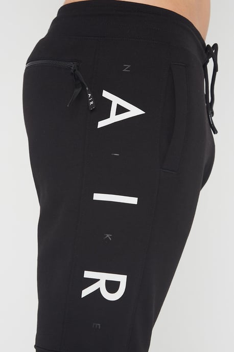 Nike Air Herren Fleece-Jogger in Schwarz - Image 4