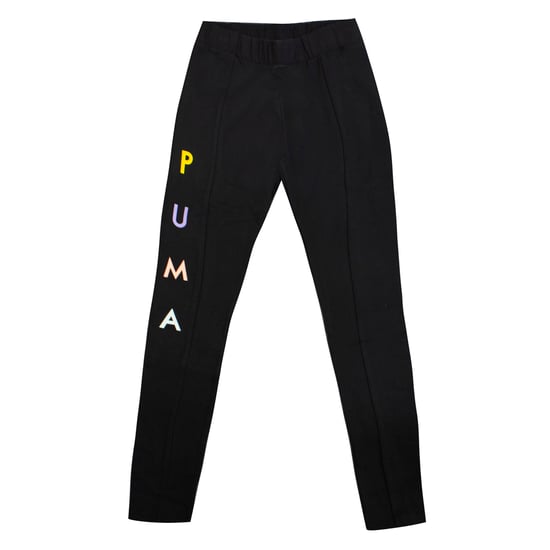 Puma Womens Fierce Cat Leggings Graphic Logo Tight Black 579064 01
