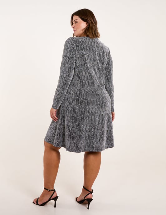 Curve Lurex Swing Dress