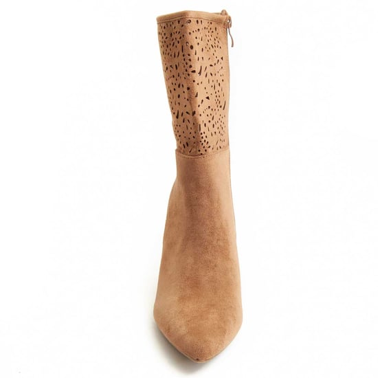 Montevita Heel Boot Bereta in Braun - Image 4