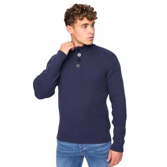 Crosshatch - "Wellburys" Pullover für Herren (Marineblau) - Image 3