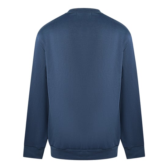 Cavalli Class Print-Logo Navy-Blauer Pullover - Image 2