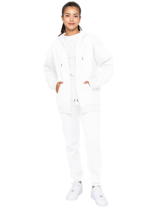 Enzo | Womens Oversized Zip Hoodie Trainingsanzug Set - Image 1